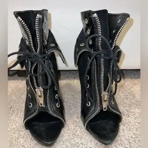 ALEXANDER WANG ブーツ　38 Alexander Wang | Shoes | Alexander Wang Freja Zip Up Open